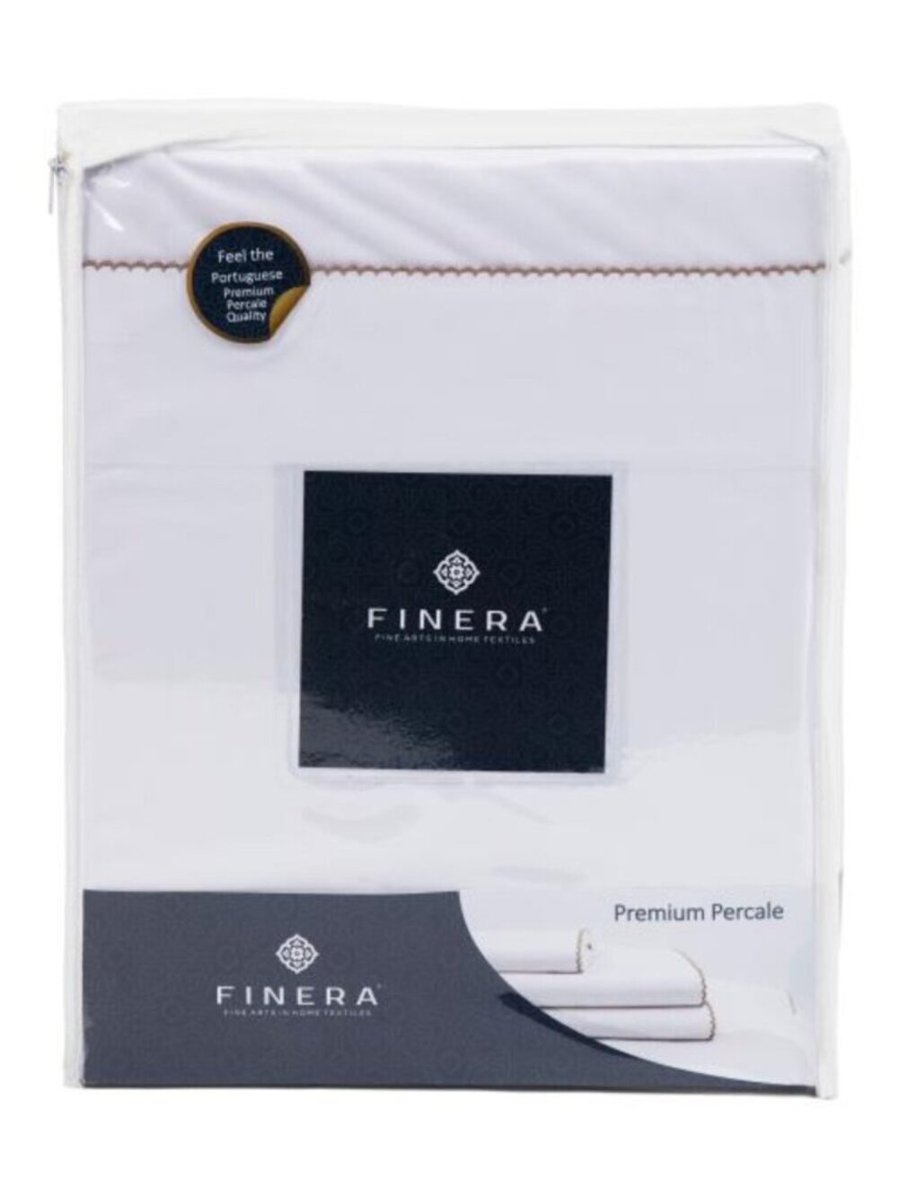 FINERA Made In Portugal 200tc Taupe Sheet Set